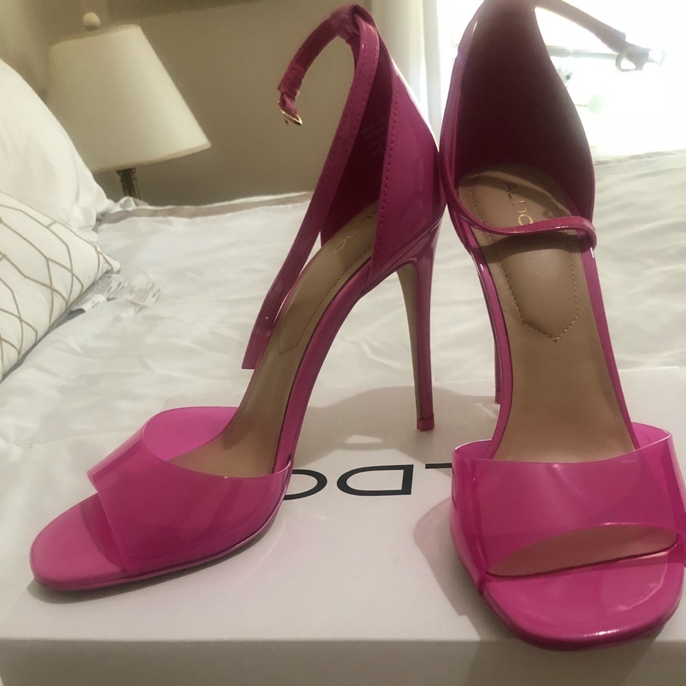 Hot pink heels